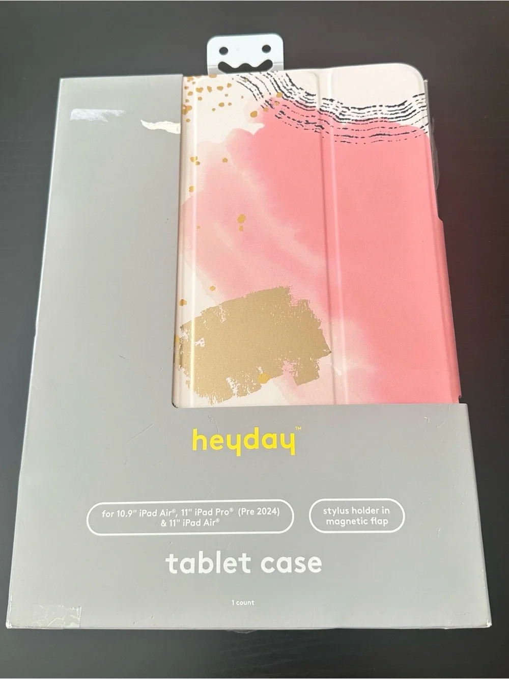 heyday Pink & Gold Abstract Tablet Case for 10.9